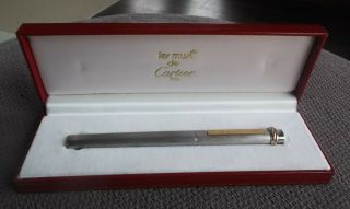 Vintage Les Must De Cartier Paris Ballpoint Pen