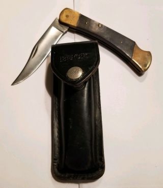 Buck Knife Model 110 - 1967 - 72 With Sheath - Fantastic