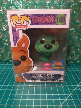 Funko Pop Animation Scooby Doo 149 Flocked (green) Sdcc 2017 Exclusive 1000pcs