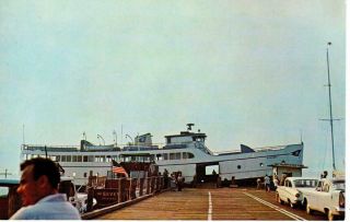 Block Island Boat Docked At State Pier Galilee,  Rhode Island Postcard - Unposted