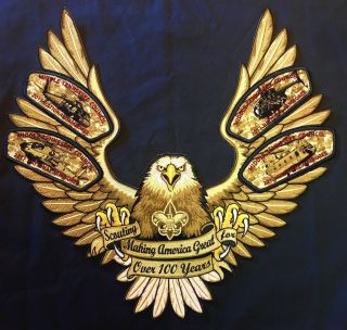 Middle Tennessee Council Oa 111 Wa - Hi - Nasa 2017 Jamboree Us Army Eagle 5 - Patch