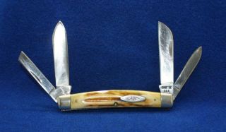 1965 - 69 Case Xx Usa 5488 Stag Large Congress Four Blade Pocket Knife
