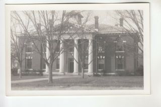 Real Photo Postcard Of A Picture Of Webster County Court House Preston Ga