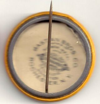 Thomas Edison Light ' s Golden Jubilee 1929 Pin w/ Paper Backing 2