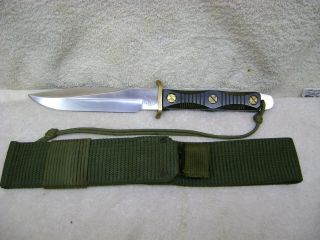 Ek Commando Fighting Knife M5 Bowie Richmond Va Usa Korea Ww2 Vietnam