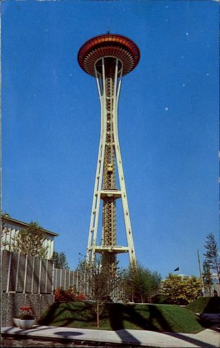 Space Needle Seattle Washington Restaurant Dpo Space Needle Wa 1962