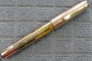 Pelikan - 500 - Tortoise - Gold Colored Trim - F Nib - Fountain Pen