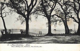 Vintage Postcard 1909 Harbor Pass Christian Mississippi