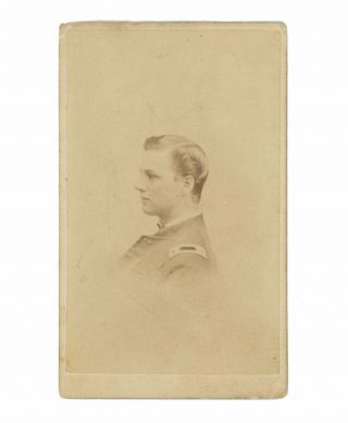 Civil War Cdv Ided As Lieut.  Col.  Duncan A.  Pell,  1st Rhode Island - Gen Burnside