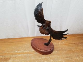 VTG 1984 BSA Eagle Scout Award BRONZE EAGLE statue Jonathan Bronson,  Limited Ed. 2