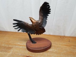 VTG 1984 BSA Eagle Scout Award BRONZE EAGLE statue Jonathan Bronson,  Limited Ed. 6