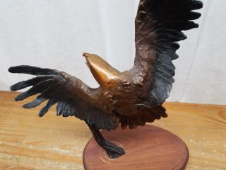 VTG 1984 BSA Eagle Scout Award BRONZE EAGLE statue Jonathan Bronson,  Limited Ed. 7