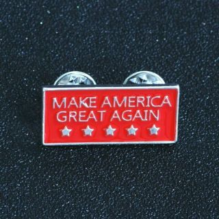 2 Great Trump 2020 Pins - Rhinestone Trump 2020 & Make America Great Again 3