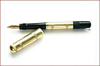Montblanc N1 Italian continental 14 K Gold R 1920 safety Fountain pen/1920 12