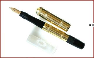 Montblanc N1 Italian Continental 14 K Gold R 1920 Safety Fountain Pen/1920