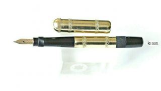 Montblanc N1 Italian continental 14 K Gold R 1920 safety Fountain pen/1920 3