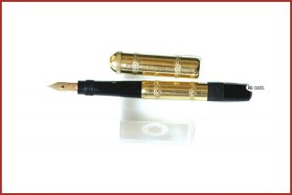 Montblanc N1 Italian continental 14 K Gold R 1920 safety Fountain pen/1920 4
