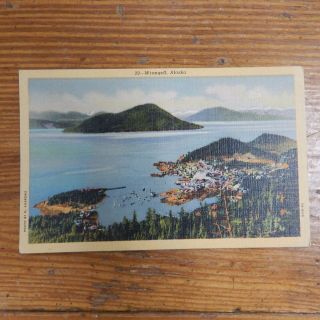 Vintage Postcard Wrangell,  Alaska