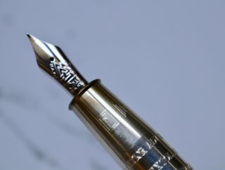 Omas INVISIBILIS Limited Edition Silver Fountain Pen with display box 5