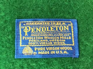Vintage Pendleton NFL Green Bay Packers Robe in a Bag Wool Stadium Blanket 7