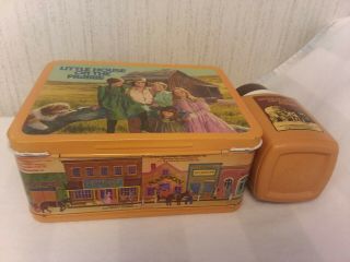 VINTAGE 1978 Nr.  LITTLE HOUSE ON THE PRAIRIE METAL LUNCHBOX & THERMOS 6