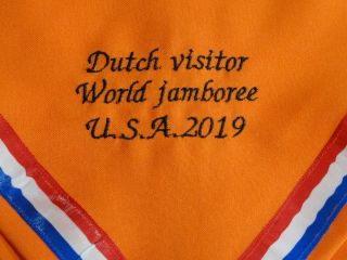 2019 World Jamboree Necker Dutch Visitor