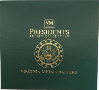Authentic Rare Virginia Metalcrafters President Andrew Jackson Trivet 2