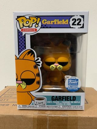 Funko Pop Animation Garfield With Mug - Funko Shop Exclusive - Pop 22