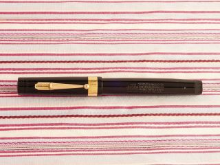 Vintage MABIE TODD SWAN Leverless DELUXE Senior 18K Gold Hallmarked Fountain Pen 6
