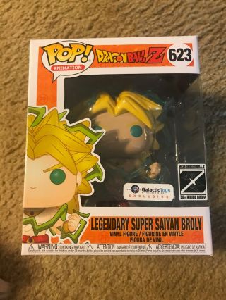 Funko Pop Saiyan Broly 6 Inch Galactic Toys Exclusive Ready To Ship