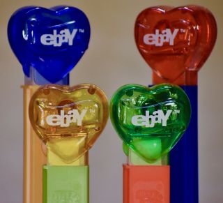 4 Pez Ebay Hearts Limited Edition From 2001