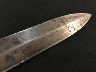 Antique Civil War Era Silver Mounted Dagger 7