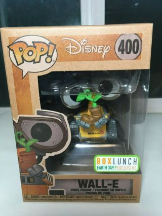 Funko Pop Disney Wall - E Box Lunch Earth Day Exclusive 400 Nib