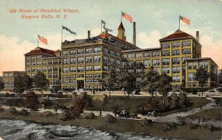 C22 - 1902,  The Home Of Shredded Wheat,  Niagara Falls,  Ny. ,  Postcard.