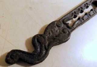 Antique Cast Iron Victorian Wall - Mount 9 