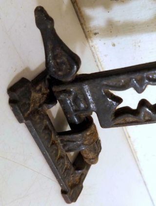Antique Cast Iron Victorian Wall - Mount 9 