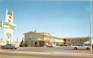 Winslow Arizona 1960s Postcard Winslow Travel Lodge Route 66