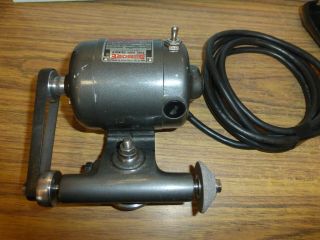 Dumore No 14 - 011 Tool Post Grinder For Small Lathe W/ Case 1/14 HP USA 2