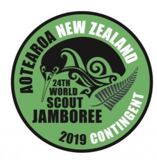 24th World Scout Jamboree Official Wsj Zealand Contingent Badge Patch 2019.