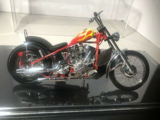 Franklin Diecast 1/10,  Easy Rider " Billy Bike " Chopper Motorcycle.