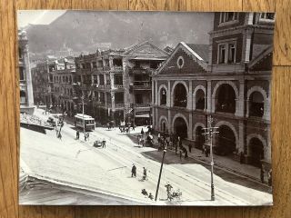 China Hongkong Old Photo Des Voeus Street In Hong Kong 1912