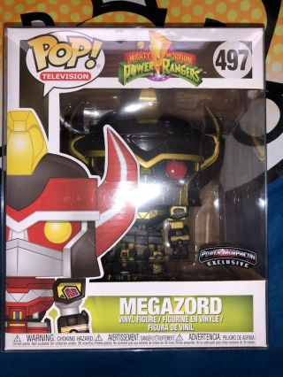 Funko Pop Megazord Black And Gold Exclusive Mighty Morphin Power Rangers