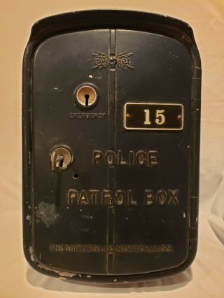 Vintage Gamewell Police Call Box