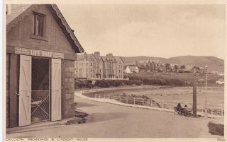 Criccieth - Lifeboat House & Promenade By Photochrom