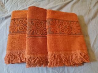 Vintage Cannon Monticello Burnt Orange - Aburn Towels