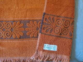 Vintage CANNON MONTICELLO Burnt Orange - Aburn Towels 2