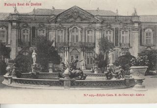 Bi89.  Vintage Postcard.  Queluz National Palace,  Near Lisbon,  Portugal
