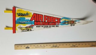 Vintage Pennant Air Force Museum Wright Patterson Dayton Ohio Air Force Base