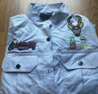 Mexican Uniform 24th 2019 World Scout Jamboree Mexico Contingent Uniform Shirt