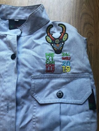 MEXICAN UNIFORM 24th 2019 World Scout Jamboree Mexico Contingent Uniform Shirt 2